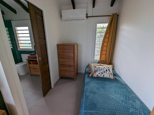 Llit o llits en una habitació de Villa Perséides