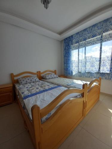 Postel nebo postele na pokoji v ubytování Bel Appartement à Mansbay