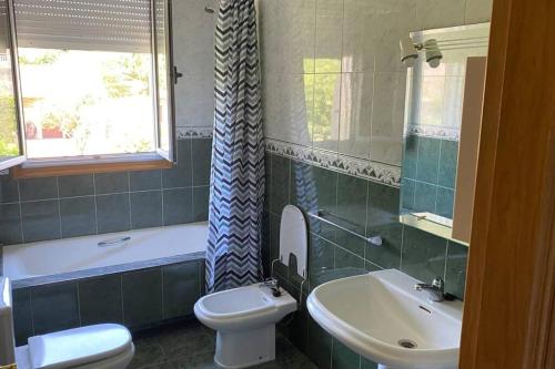 Koupelna v ubytování VILLA SOLLEIRO