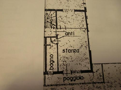 a drawing of a plan of a building at Arnica in Canazei