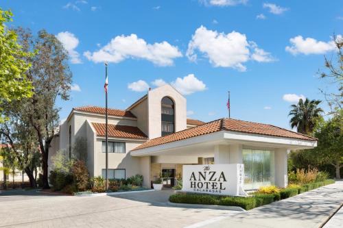 aania hotel sign in front of a building at The Anza-a Calabasas Hotel in Calabasas
