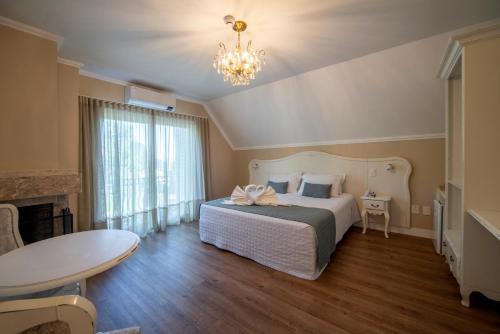 Hotel Monte Felice Bosqueにあるベッド