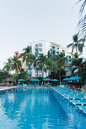 Der Swimmingpool an oder in der Nähe von Fontan Ixtapa