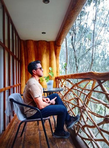 Балкон или терраса в Eco Quechua Lodge