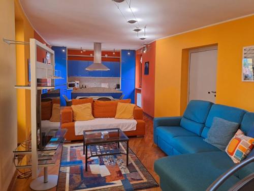 Posezení v ubytování Casa Acquerello