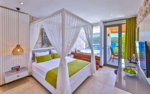 Katil atau katil-katil dalam bilik di Jasmine Otel