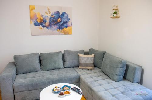 Posezení v ubytování Apartment Fidena