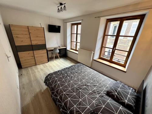 Postel nebo postele na pokoji v ubytování Petit bois - 6 pers - spacieux