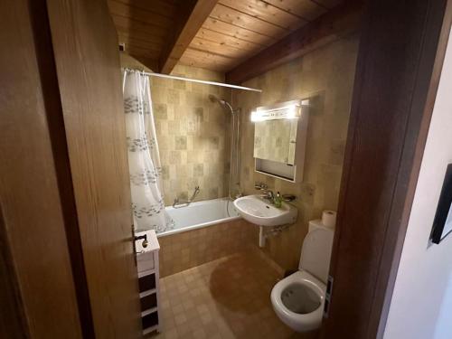 Koupelna v ubytování Charmante 2.5 Zimmer-Wohnung