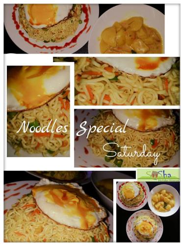 a collage of pictures of different food dishes at Susha Happy One First Floor Apartment in Hikkaduwa