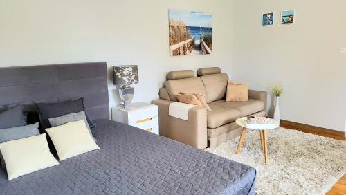 Et opholdsområde på Apartament Julietta