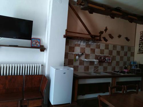 Dapur atau dapur kecil di Agriturismo Ca' Isotta