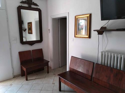Ruang duduk di Agriturismo Ca' Isotta