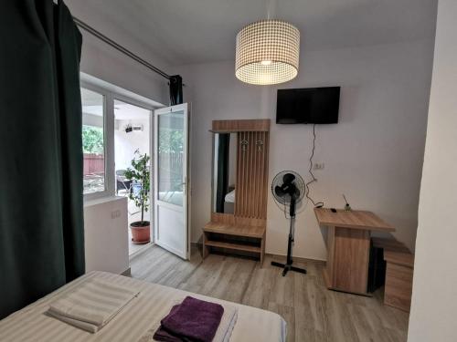 Postel nebo postele na pokoji v ubytování Zapp House