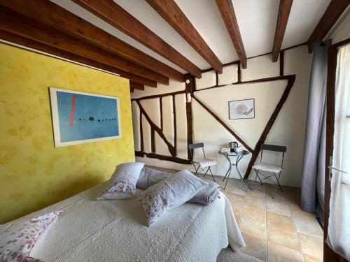 Postel nebo postele na pokoji v ubytování Inspirations - Chambres d'hôtes