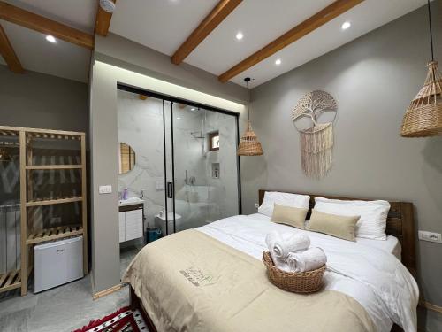 Postel nebo postele na pokoji v ubytování Guesthouse Villa Gurra