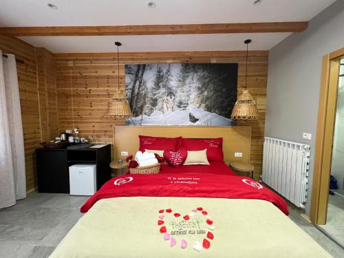 Postel nebo postele na pokoji v ubytování Guesthouse Villa Gurra