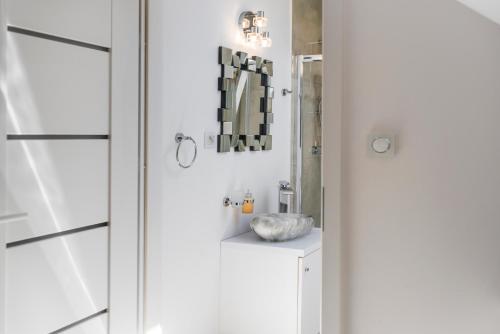 Koupelna v ubytování Apartamenty Z Widokiem Na Mazury Jezioro Czos Sauna Jacuzzi