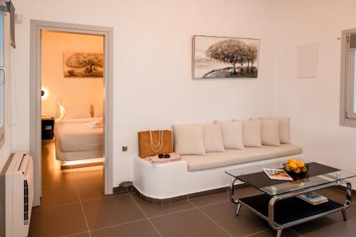Χώρος καθιστικού στο G & W Suites