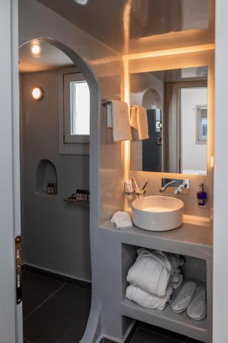 Ένα μπάνιο στο G & W Suites