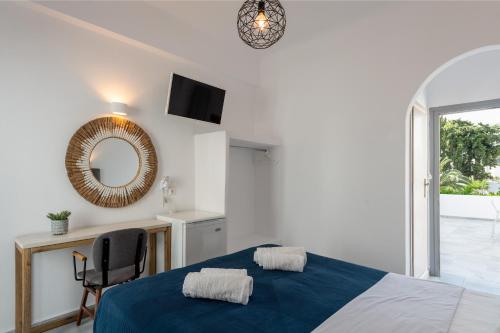 Ένα ή περισσότερα κρεβάτια σε δωμάτιο στο Galinos Hotel for adults only