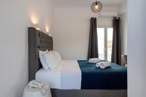 Ένα ή περισσότερα κρεβάτια σε δωμάτιο στο Galinos Hotel for adults only
