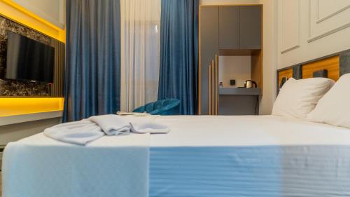 GRAND MOON HOTELにあるベッド