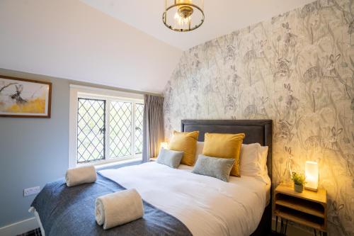 Tempat tidur dalam kamar di Kettleburgh Chequers