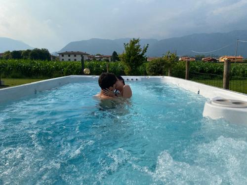 Nespecifikovaný výhled na hory nebo výhled na hory při pohledu z bed and breakfast