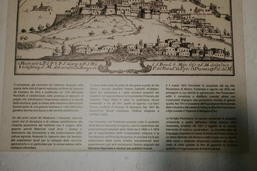 a page of a book with a drawing of a castle at Il Giardino del Priore Dimora Rurale in Ugento