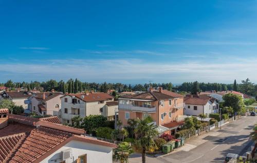 an aerial view of a town with houses at Penthouse Novigrad by SeeAdria Agency in Novigrad Istria