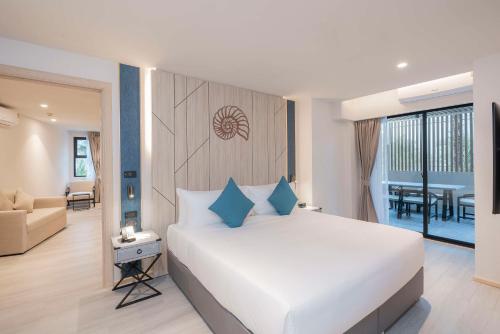 Katil atau katil-katil dalam bilik di Best Western Plus Carapace Hotel Hua Hin