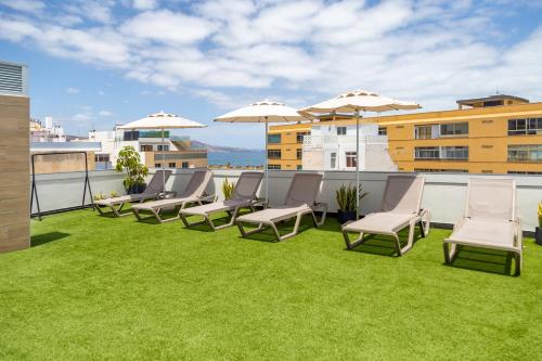 Zahrada ubytování Sholeo Lodges La Cícer Flats