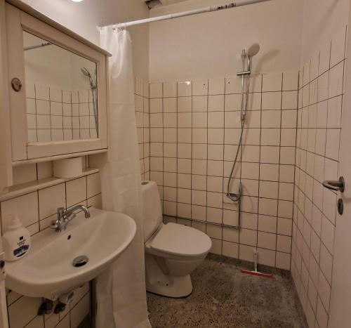 Et badeværelse på Three Bedroom Apartment In Rdovre, Trnvej 33b, 2