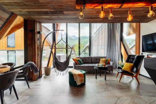 Istumisnurk majutusasutuses Landscape Zakopane by LoftAffair