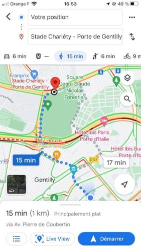 Photo de la galerie de l'établissement Superbe appartement à 5 minutes du Métro, à Gentilly