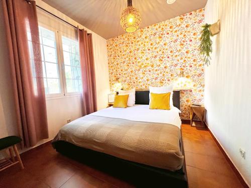 Säng eller sängar i ett rum på Villa Ignacia B&B - Habitaciones & Apartamentos en Plena Naturaleza