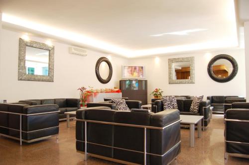 Un lugar para sentarse en Hotel Matteo
