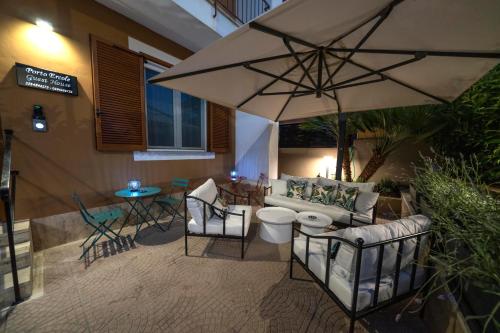 Χώρος καθιστικού στο Porto Ercole Guest House