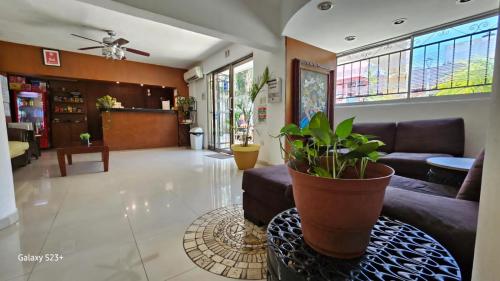 Posezení v ubytování Hotel Colonial Cancun