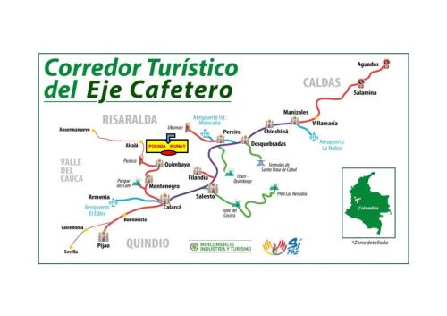 a map of the cordoba tucson old ice cafeteria at MUNAY, Posada rural para el sosiego in Alcalá