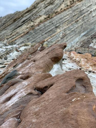 a pile of rocks on top of a mountain at Hostal Avenida in Tabernas