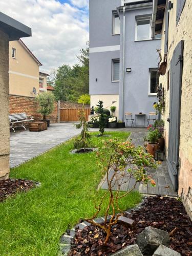 Das Gebäude in dem sich die Ferienwohnung befindet