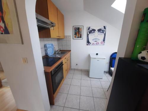 Η κουζίνα ή μικρή κουζίνα στο Ivano Apartments