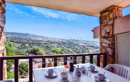 Awesome apartment in Agrustos with 1 Bedrooms