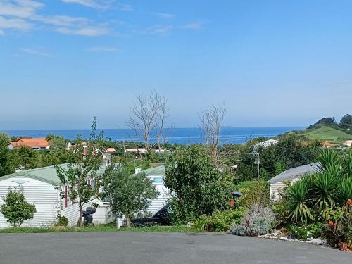 Mobil-home vue océan/400 m de la plage à Saint Jean de Luz