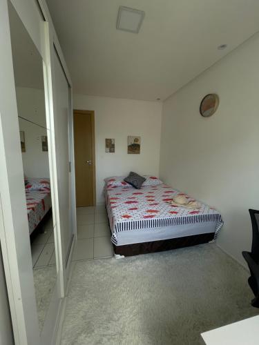 Cama o camas de una habitación en Napolitan Paradise Apartamento Dom Pedro Manaus