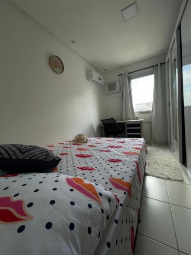 Cama o camas de una habitación en Napolitan Paradise Apartamento Dom Pedro Manaus