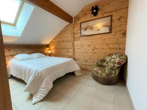 Posteľ alebo postele v izbe v ubytovaní Duplex 64m² 5 pièces, 8 pers., Parking, animaux bienvenus - Briançon - FR-1-330C-132