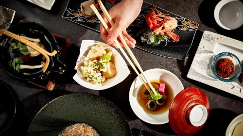 Makanan di atau berdekatan ryokan